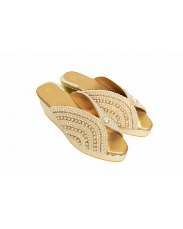 Buy Pearl Sandals Heels for Women | Leatherette | The DIYverse