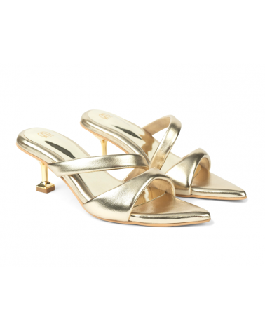 Buy Glam Gold Sandals with Heels for Women | The DIYverse