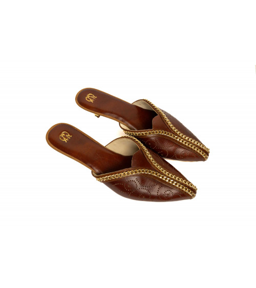 Buy Women Brogue Chains Sandals Online in India | The DIYverse