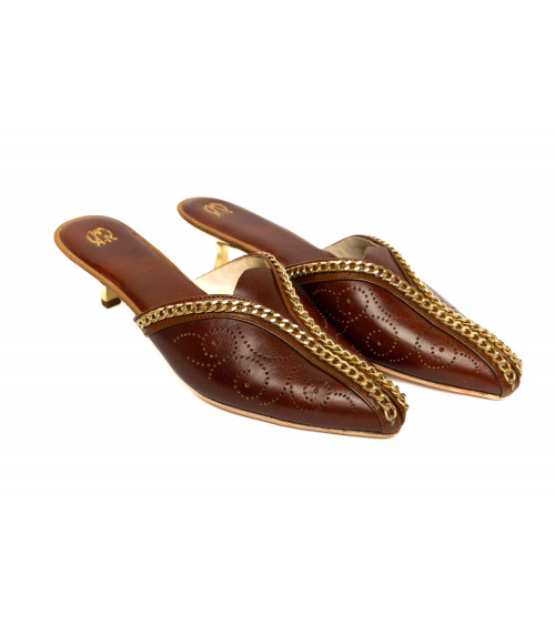 Buy Women Brogue Chains Sandals Online in India | The DIYverse